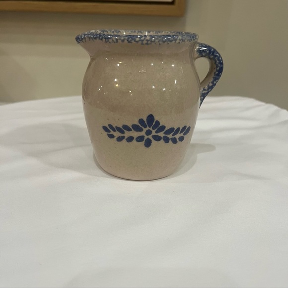 Loomco vintage China stone wear creamer beige and white - Picture 3 of 5